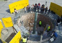 The 2,500-year-old Serpent Column is being restored; The most important bronze work in Istanbul