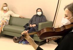Kanser Haftası’na özel hastalara müzik dinletisi yapıldı