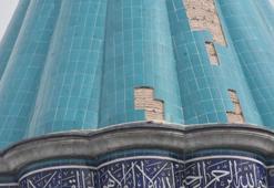 Mevlana Müzesi'nin Kubbe-i Hadra'sının yeni çinileri döküldü