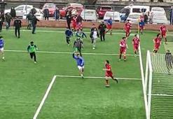 Amatör maçta iki takım futbolcuları kavga etti: 10 yaralı