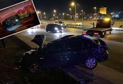 El frenini çekmeyi unuttu, 10 metre yükseklikten aşağı düştü: 1 yaralı