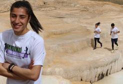 Milli Atlet Nevin İnce, olimpiyatlara Van'ın travertenlerinde hazırlanıyor