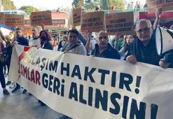 Mecidiyeköy'de ulaşım zammı eylemi