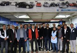 Erbakan Malkoç, Tomurcuk Oto’nun Genel Müdürü Yasin Tomurcuk’u ziyaret etti