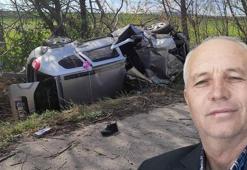 Domuza çarpmamak için sürücünün ani manevra yaptığı araç şarampole uçtu: 1 ölü