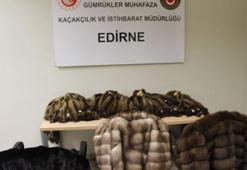 Kapıkule'de 23 milyon liralık kaçak eşya ele geçirildi; aralarında 123 kürk de var