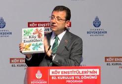 İBB Başkanı İmamoğlu Köy Enstitülerinin 82. kuruluş yıldönümü kutlamalarına katıldı