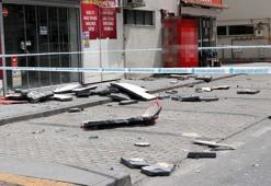 Kayseri'de rüzgarda çatılar uçtu