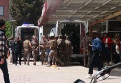 Suriye'de teröristlerden havanlı saldırı; 6 polis yaralı