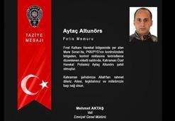 Fırat Kalkanı bölgesinde roketli saldırı: 1 polis şehit