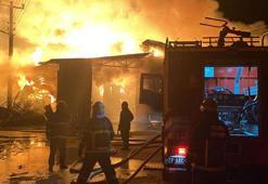 Yalova'da kereste fabrikasında yangın