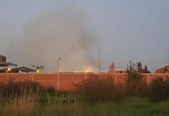 İzmir’de kağıt fabrikasının hurda depolama alanında yangın