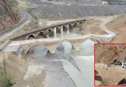 Kepçeli müdahaleden kurtarılan 800 yıllık köprünün restorasyonu tamamlandı