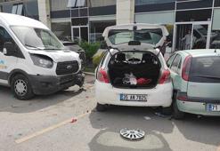 Ankara'da kargo minibüsü, 7 araca çarptı: 2 yaralı