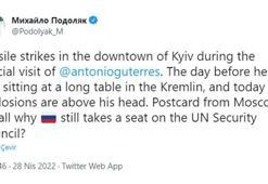 Ukrayna’nın başkenti Kiev’e füze saldırısı