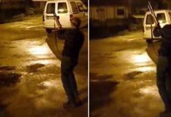 Gümüşhane'de silahlı şampiyonluk kutlaması kamerada