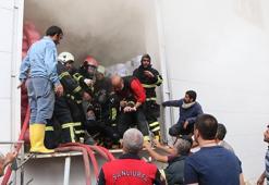Şanlıurfa’da iplik fabrikasında yangın