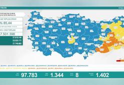 Koronavirüs salgınında günlük vaka sayısı 1344 oldu