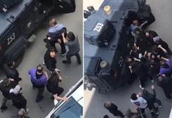 Ataşehir'de karısını öldüren saldırgana linç girişimi kamerada