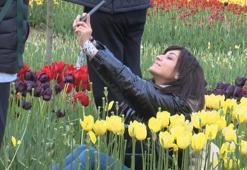 Emirgan Korusu’ndaki 'lale şöleni'ne fotoğraf gölgesi