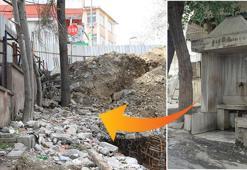 Dikilitaş'ta yıkılan çeşme tartışması