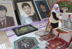 28 yıldır şehit oğlunun hatıralarını odasında yaşatıyor