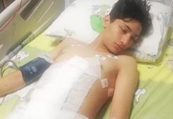 Metehan köpeklerden kaçarken düştü; dalağı parçalandı