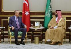 Cumhurbaşkanı Erdoğan, Suudi Arabistan Veliaht Prensi Selman ile görüştü
