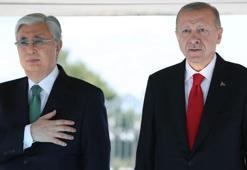 Cumhurbaşkanı Erdoğan, Kazak mevkidaşını resmi törenle karşıladı