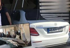 Fren yerine gaza basınca vergi dairesine girdi