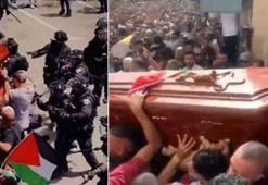 İsrail’in Filistinli muhabirin cenazesine müdahalesi dünyada tepki topladı