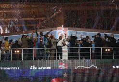 Şampiyon Trabzonspor kupasına kavuştu