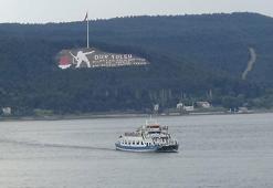 Çanakkale'de, adalara bazı feribot seferleri iptal edildi
