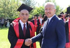 1963'te Ankara'da başladığı hukuk fakültesinden 77 yaşında Erzincan'da mezun oldu