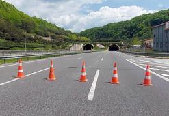 TEM Otoyolu İstanbul yönü kapanınca esnafın yüzü güldü