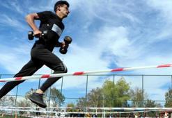 'Ateş savaşçısı' olmak için ter döktüler