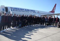Trabzonspor, ligin son maçı için İstanbul’a gitti