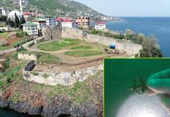 Akçakale Kalesi'nin kalıntıları deniz altından çıkıyor