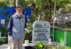 Torunu trafik kazasında öldü, her gün sahipsiz mezarların bakımını yapıyor
