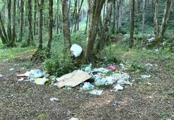 Belgrad Ormanı'nı çöplüğe çevirdiler