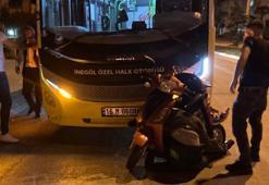 Otobüsün çarparak 20 metre sürüklediği engelli triportör sürücüsü ağır yaralandı