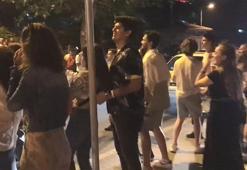 Şişli’de konser sonrası eğlence caddeye taştı, polis müdahale etti