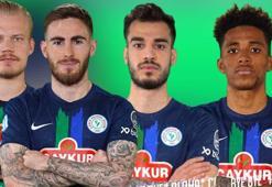 Çaykur Rizespor'da kiralık sözleşmesi sona eren 4 oyuncu ile yollar ayrıldı