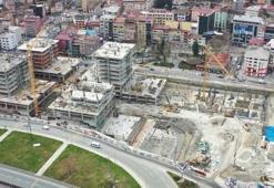 Rize'de deniz dolgusunda 1806 fore kazık üzerine yapılar yükseliyor