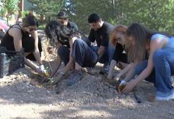 Hacettepe'de ata tohumları toprakla buluştu