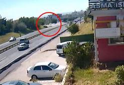 Kumburgaz'daki kaza güvenlik kamerasında