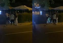 Caddebostan Sahili'nde tekmeli yumruklu kavga