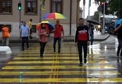 Edirne'de beklenen sağanak etkili oldu