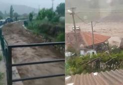 Denizli'de dereler taştı; tarım arazileri ve evler su altında kaldı, 6 küçükbaş hayvan öldü