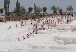 'Beyaz cennet' Pamukkale’yi ilk 5 ayda 431 bin turist ziyaret etti